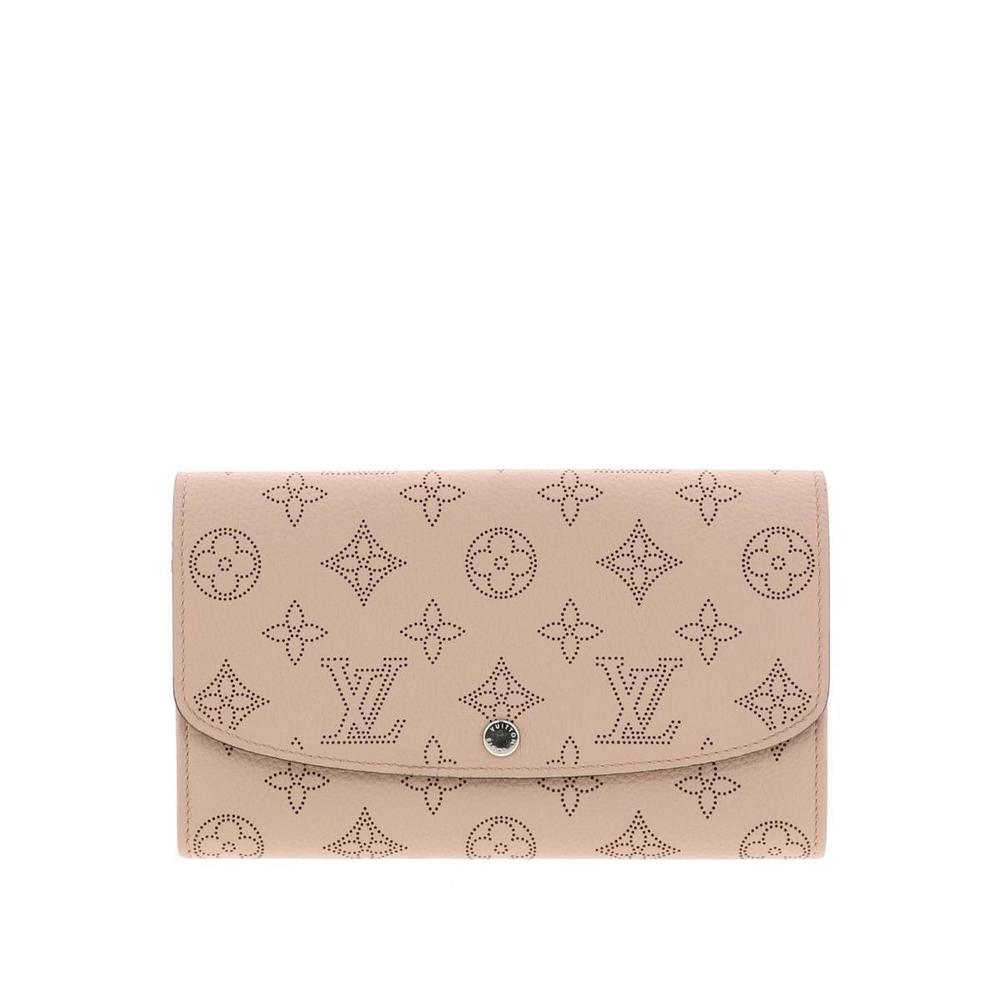 Louis Vuitton Portefeuille Iris Wallet Long Pink Mahina Magnolia Punching A